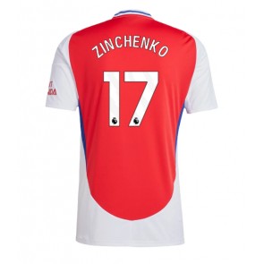 Arsenal Oleksandr Zinchenko #17 Domaci Dres 2024-25 Kratak Rukavima